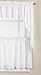 Lorraine Home Fashions Candlewick Tailored Swag, 60 by 38-Inch, White
