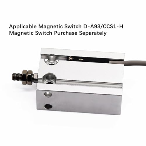 Mini cilindro de aluminio de doble acción CDUK16 para espacio reducido 5