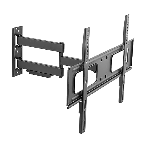 iggual Soporte TV Pared de 37' - 75' SPTV13 - Sujeción Pantalla o Monitor, Brazo Plegable - Incliable - Rotación - Giro, Distancia a Pared 60-473 mm,VESA de 200x200m a 600x400mm (Peso Máximo 50 Kg)