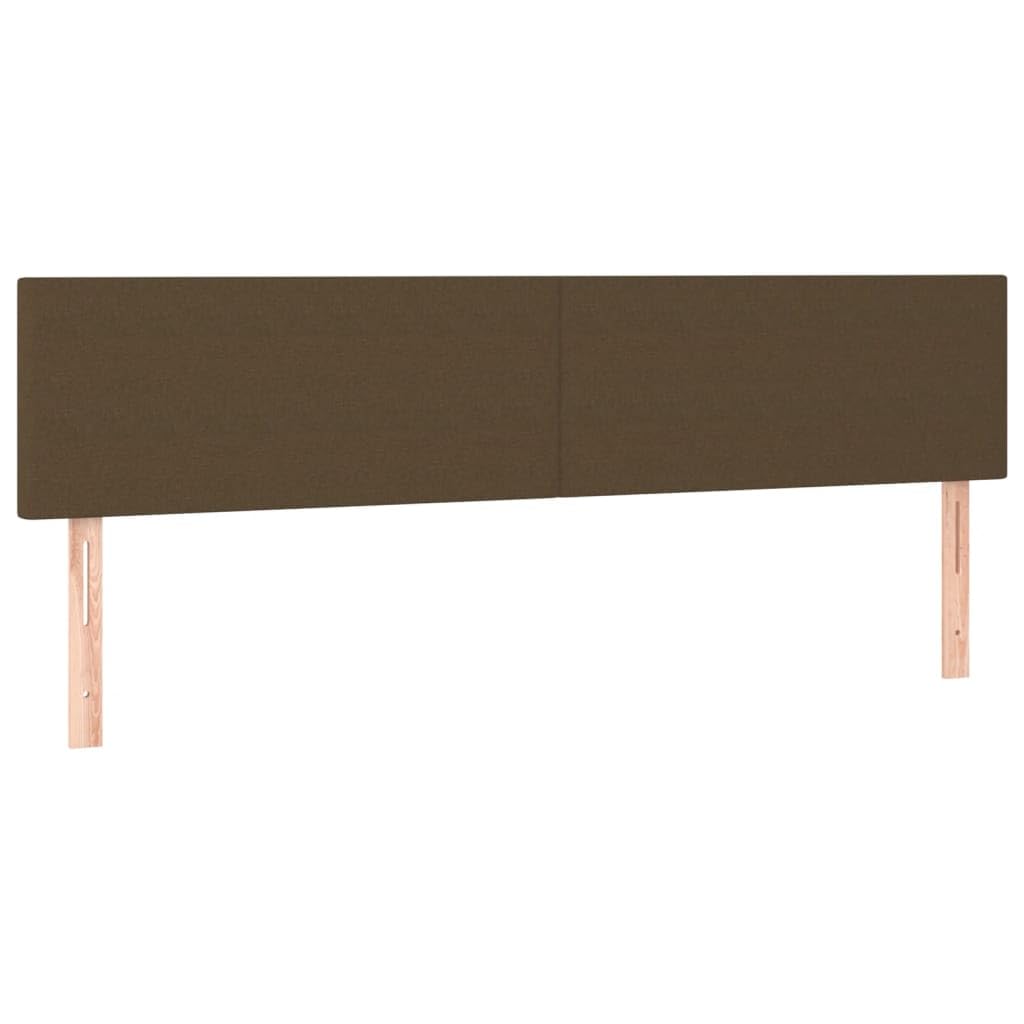 Łóżko kontynentalne z materacem ciemnobrązowym, 200 x 200 cm, z zagłówkiem o regulowanej wysokości, materac ze sprężynami kieszeniowymi i ochraniaczem na materac do sypialni, rama łóżka