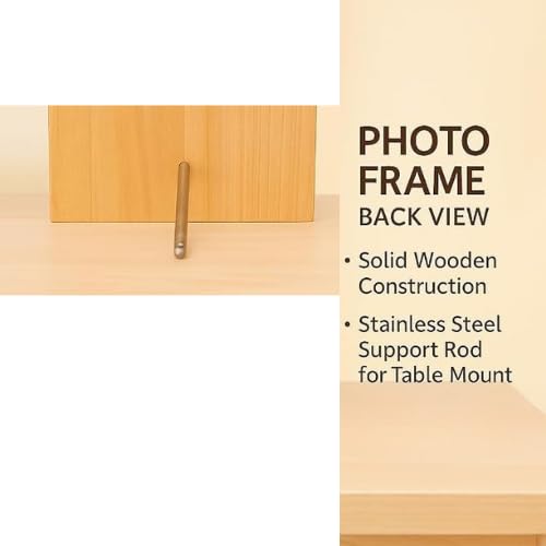 Image of Customized Personalised Engraved Wooden Photo Frame For Gift, All Shapes and Sizes for Everyone (Diagnal Heart-9x9)
