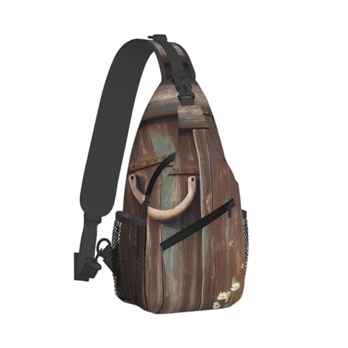 Bolso cruzado para hombre tipo bandolera negro miniatura 2