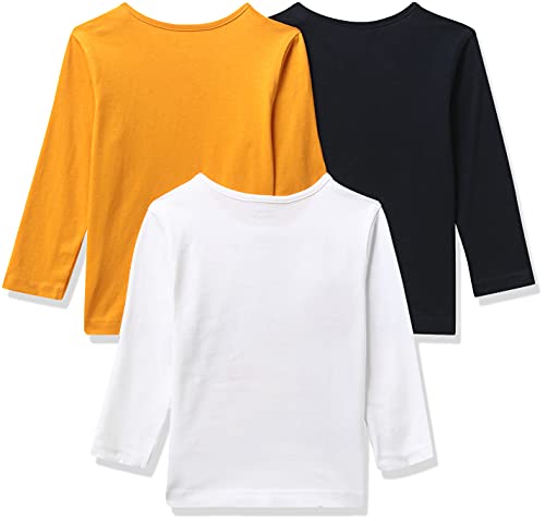 Image of Amazon Brand - Jam & Honey Baby Boy's Full Sleeves T-Shirt | 100% Cotton Printed Regular Fit T-Shirts | New Born Baby Clothes - 0 to 24 Months (Pack of 3)
