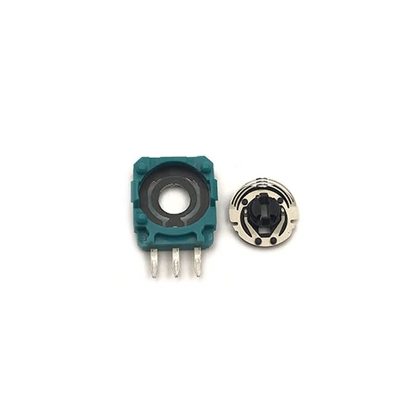 YANHAO [Piezas de Videojuegos] 50 Uds Verde Negro 3D analógico Micro Interruptor botón reemplazo for PlayStation 4 PS4 Controlador 3D Thumbstick Axis resistencias [Reemplazar] (Color : OEM Black)