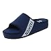 Grembiule Pantofole con Plateau per Donna, Comfort Traspirante, Zeppe Casual, Sandali, Scarpe Sportive, con a Lettera, Pantofole Aperte Camice per Chimica (Navy, 41)