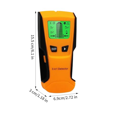 Detector de pared y vigas de madera con sensor de tuberías para paneles de yeso 7