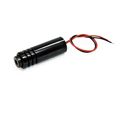 Láser de Punto, Rojo, 650nm, 40mW, 3V DC, Ø16x50mm, Láser Clase 3B, Foco Ajustable, Longitud de Cable 100mm - 70102260