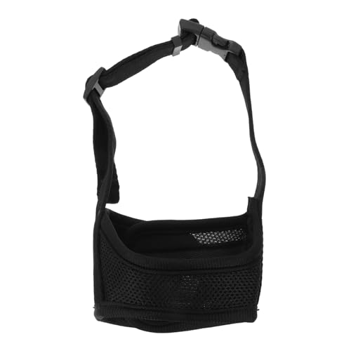 Mikikit Barking Dog Muzzle with Strap Breathable Mouth Cover for Puppies Prevent Biting Chewing Suitable for Dogs Design