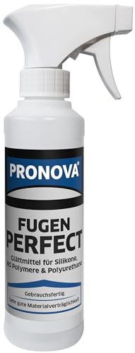Pronova Fugen Perfekt - Glättmittel für perfekte Silikonfugen geeignet für Silikone MS Polymere & Polyurethane Anwendungsfertig 250ml Spray Transparent