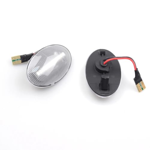 Indicador lateral intermitente dinámico blanco compatible con Opel Sintra 4
