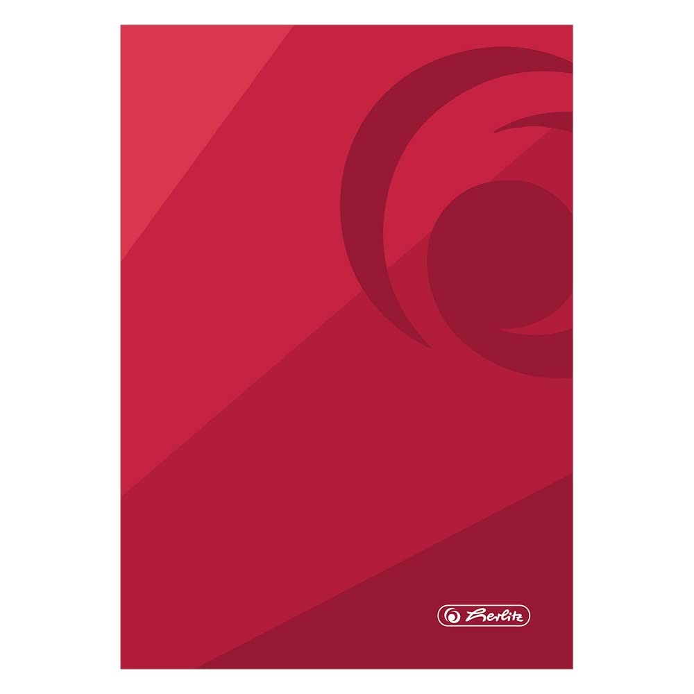 Herlitz A5, 50 sheets, red