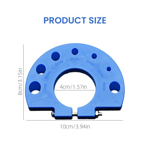 Image of Serplex Drill Bit Sharpener for Multi Sizing (4mm-11mm) Twist Drill Bits | Drill Bit Grinding Attachment, Power Drill Bit Sharpeners, Multi-Size Drill Bit Grinder for Giant Blade Angle Grinder
