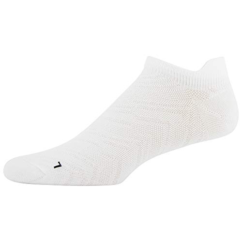 Gildan Men's Flat Knit No Show Socks with Tab Back4