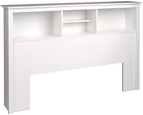 Prepac Full / Queen Bookcase Headboard, White