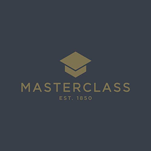 Colador de acero inoxidable MasterClass con base estable y asas dobles negro mate 25 cm 6