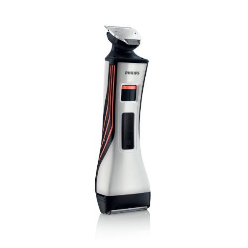 Image of Philips QS6140 /15 Waterproof Styler and Shaver (Black /Silver /Orange)
