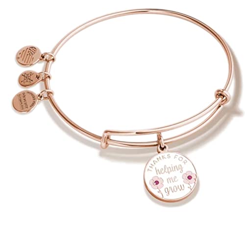 Alex and Ani Teacher Appreciation, Expandable Bangle for Women, 2 to 3.5 in