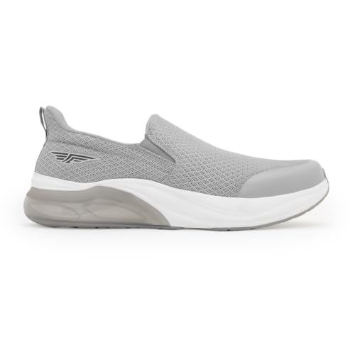Image of Red Tape Men's Walking Shoes Dark Grey Mesh TPU Round Toe Slipon