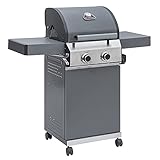 barbacoa gas y carbon char broil Parrilla: 27 x 39 cm. Parrilla de 19 x 39 cm. Salida de calor de 7 kW
