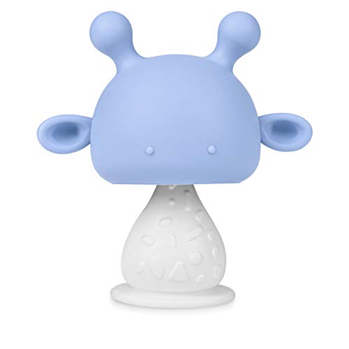 Silicone Teething Toys Infant Rattling Teether, Mushroom Teether for Boy/Girl, Alien Teether Toy, BPA Free Teethers for Newborn Infants