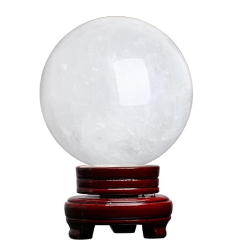 Bola de cuarzo blanco decorativa de 16cm para transformar tu salon en un oasis 2