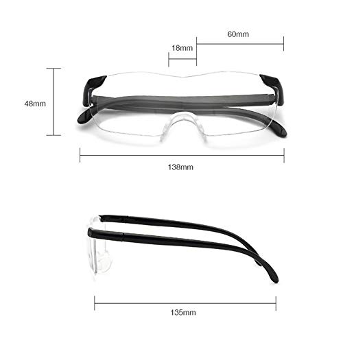 Loupe de lecture sans distorsion LIBINFAN pour soudage inspection et artisanat