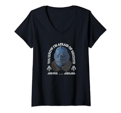 Star Wars: The Mandalorian Mythrol And His Fears Camiseta Cuello V | Ya disponible en tu tienda friki favorita! En mundofriki.es!