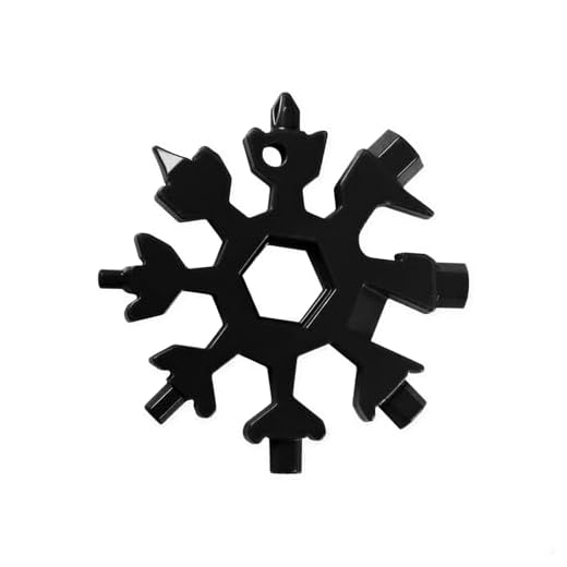 Snowflake Multi Tool,1 CR-V Steel Snowboard Binding Wrench