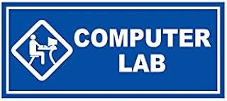 999Store office supplies sunboard Computer lab sticker signage Sign Board Schools Blue 30X13 Cm