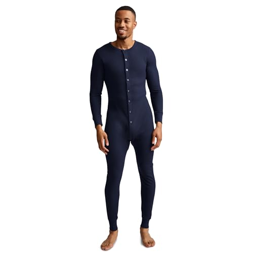Jockey Men's Loungewear Men's Waffle Union Suit,...