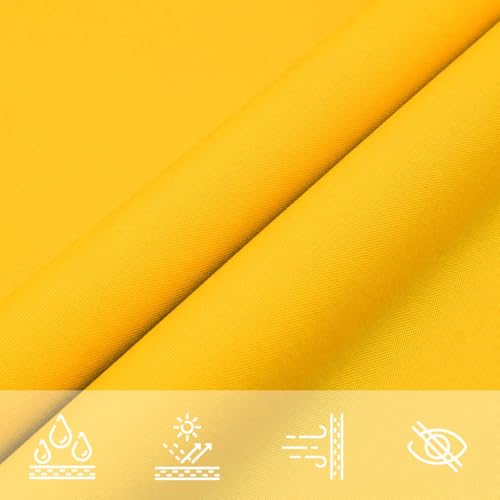 Voile d'ombrage rectangulaire avec fixations inox 5x6 m - 6