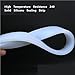 1pc Silicone Dense Flat Sealing Strip - Clear Silica Gel Industrial Gasket Piece (1-5m) for Insulation and Sealing(50mmx2mmx5m)