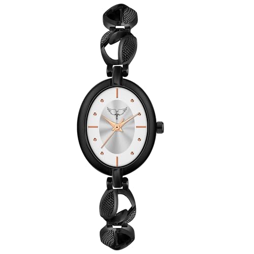 Image of WHITE BIRD Premium Quartz Analog Champagne Oval Dial Stainless Steel Strap Watch for Women