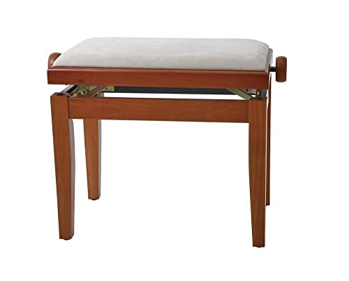 GEWA Banc de piano Deluxe Cerise mat (réglage en hauteur facile grâce à un mécanisme de ciseaux précis, en bois massif de qualité, durable et robuste, charge de rupture élevée) - Les Beatles, Paul McCartney, John Lennon, RIngo Starr, George Harrison GEWA Banc de piano Deluxe Cerise mat (réglage en hauteur facile grâce à un mécanisme de ciseaux précis, en bois massif de qualité, durable et robuste, charge de rupture élevée)