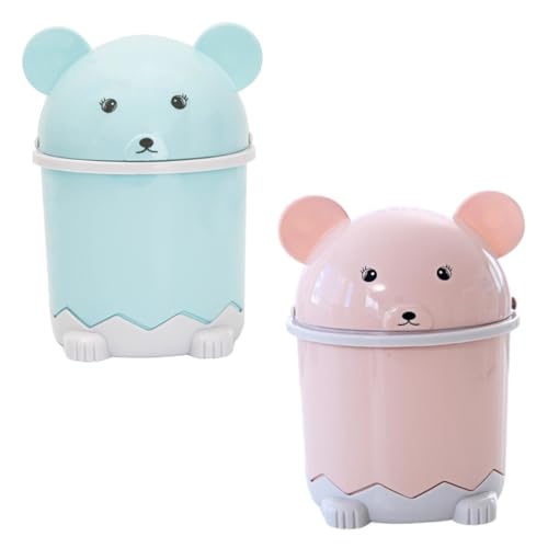 Basurero de Escritorio Happyyami 2 Piezas con Tapa