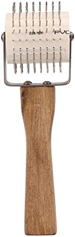 HERCHR Bee Uncapping Fork Beekeeping Tool,9.5inch Honey Uncapping Roller Honey Comb Equipment Extracting Needle Roller Wooden Handle Beekeeping Honey Comb Bee Hive Hand Tool Beekeeper Tool