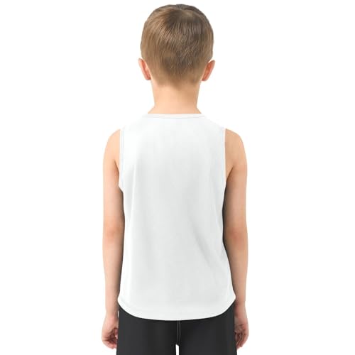 Boys Tank Top Shirts Eiffel Tower Colorful Flower Sleeveless T-Shirts Crew Neck for Kids Clothing Children3