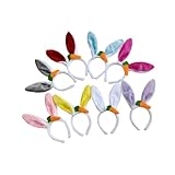 Fonctionne à la fois comme bandeau décoratif et lunettes ludiques, ajoutant une touche amusante au costume lors des réunions sur le thème de Pâques