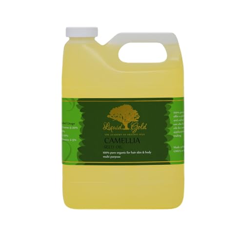 Liquid Gold Inc - 32 oz - Camellia Seed Oil - Pure Organic Cold Pressed