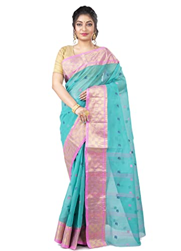 Image of Woven Tangail Pure Cotton Saree