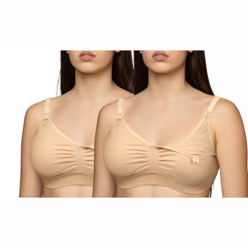 Image of NewMom Women's Lycra Non Padded Non-Wired Maternity Bra