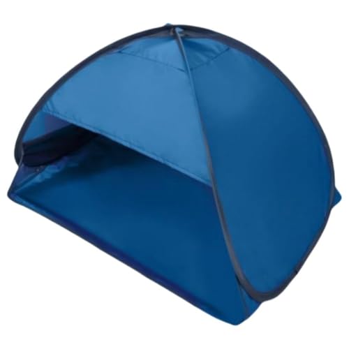 zornik 安眠 グッズ ドーム 枕 かぶって眠る 快眠 睡眠、サンシェードテント ポップアップテント ミニ ポータブル 遮光ドーム 紫外線防止 超軽量 3秒設置 屋外 屋内 (80*50*55cm,ブルー)