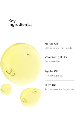 Image of Minimalist Hydrating Cleansing Oil - Removes Waterproof Makeup, Sunscreen & Impurities, Nourishing Marula Oil & Vitamin E, Lightweight Daily Cleanser for All Skin Types (100 ml)