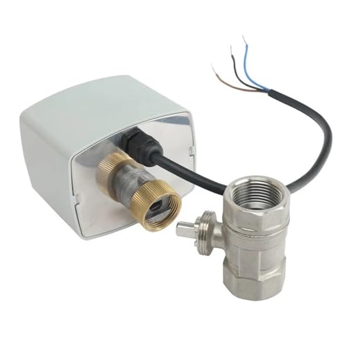 Válvula de acero inoxidable motorizada 1/2 con motorreductor industrial de 12V 5