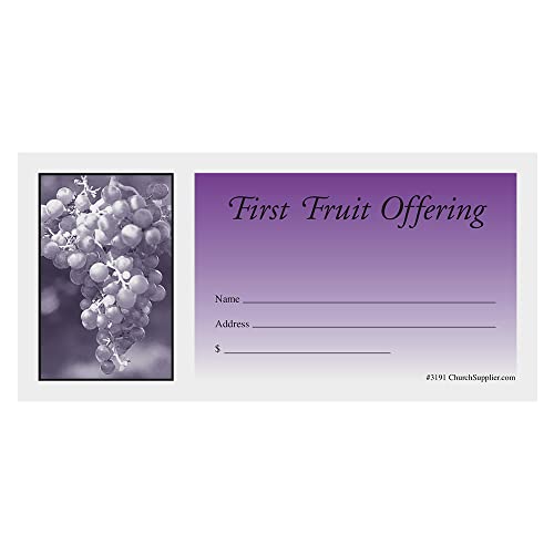 Fruit of the Spirit Church Offering Envelopes (Pkg of 500), Dollar Bill Size