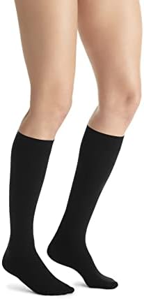 Jobst Opaque SoftFit Closed Toe Knee Highs - 15-20mmHg Black Small Reg 7769200