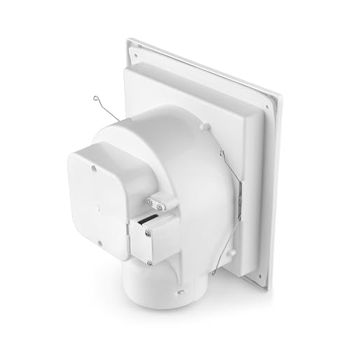 Image of Swirl Ceiling Ventilation Fan | 45W, 2000 RPM |Ideal for False Ceiling, Bathroom, Kitchen,Pooja rooms | ABS PP Plastic Body |(White)