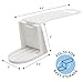 S&T INC. Aura Laundry Detergent Cup Holder, Drip Tray Catcher for Laundry Detergent and Fabric Softener, Laundry Organizer, 2pk, White