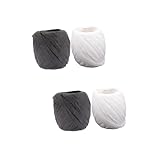 NUOBESTY 4 Rollen Lampenschirmpapier geschenkband Schleife Lampenschirmband farbiges Band Garnband Wickelband Bastpapierband Geschenkverpackung Bastband selbstgemacht Frühlingsrolle