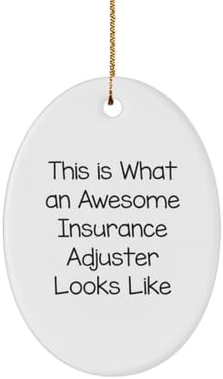 Christmas Ornament Insurance Adjuster Collectible for Neighbors Gift image 2